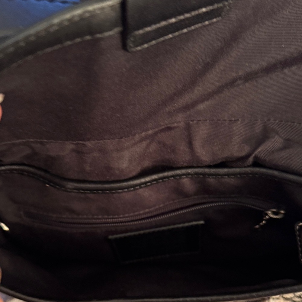 Elegant Black and Gray Shoulder coach Bag - Picture 4 of 4